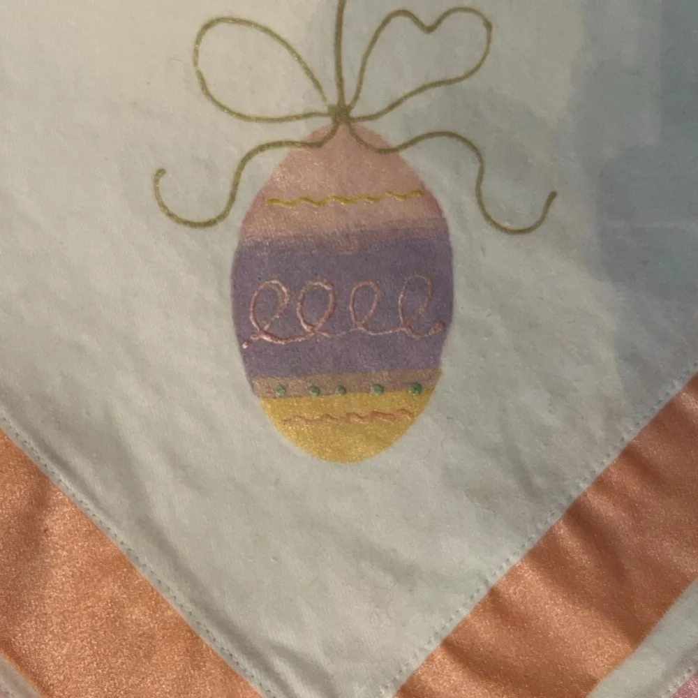 Edward Boutross Handpainted Easter Cloth Napkins  (Set of 4)
